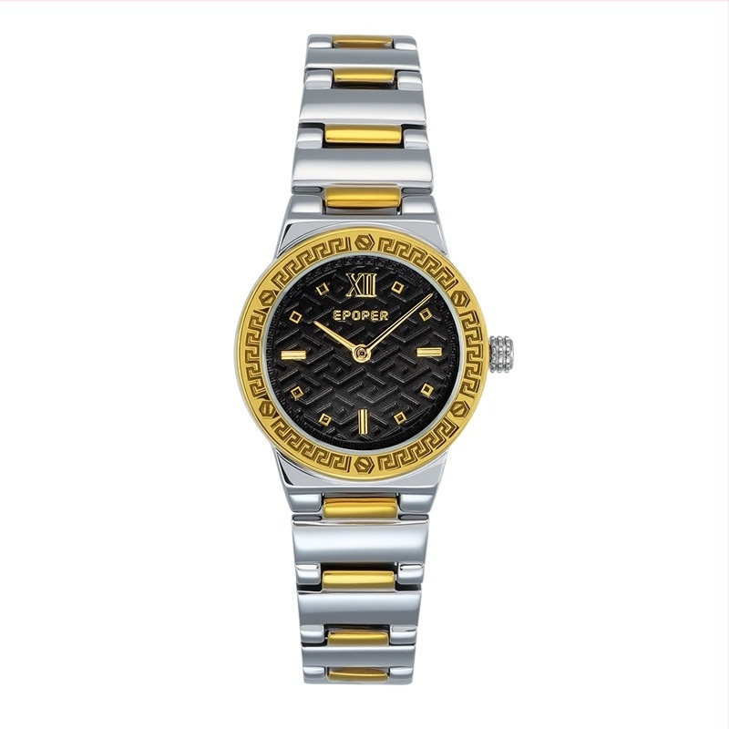 Ceas pentru femei: stil minimalist, mecanism quartz japonez, 30m rezistență la apă, curea din oțel inoxidabil, cadran rotund