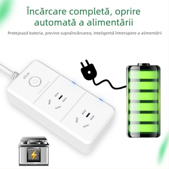 Pinhe Protector pentru încărcare vehicule electrice – întrerupere automată, protecție la supraîncărcare, temporizator inteligent, 10A, 220–250V AC, 2500W, CCC certificat
