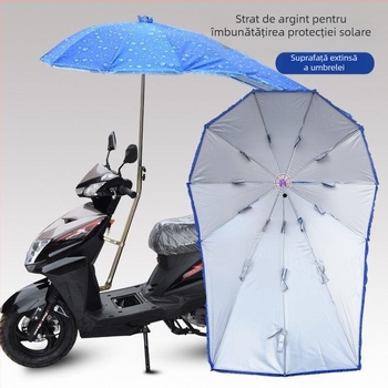 Copertă UV detașabilă pentru vehicule electrice – umbrelă de soare și adăpost de ploaie (UPF > 50)