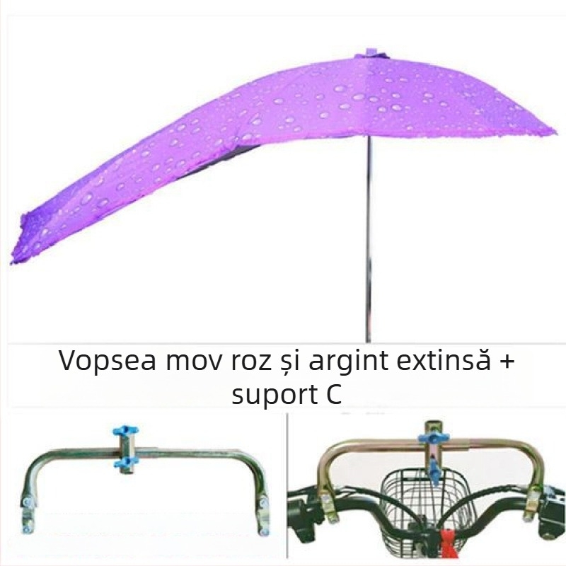 Copertă UV detașabilă pentru vehicule electrice – umbrelă de soare și adăpost de ploaie (UPF > 50)