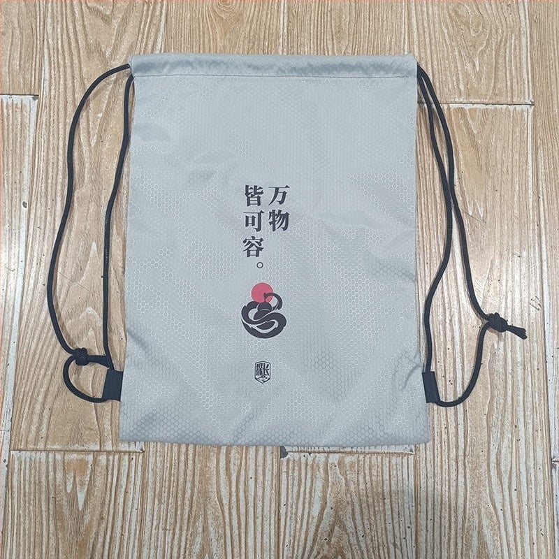 Zongheng Rucsac cu șnur pentru sport și yoga, impermeabil, cu buzunare în partea de jos și lateral, curea dublă pentru bărbați și femei