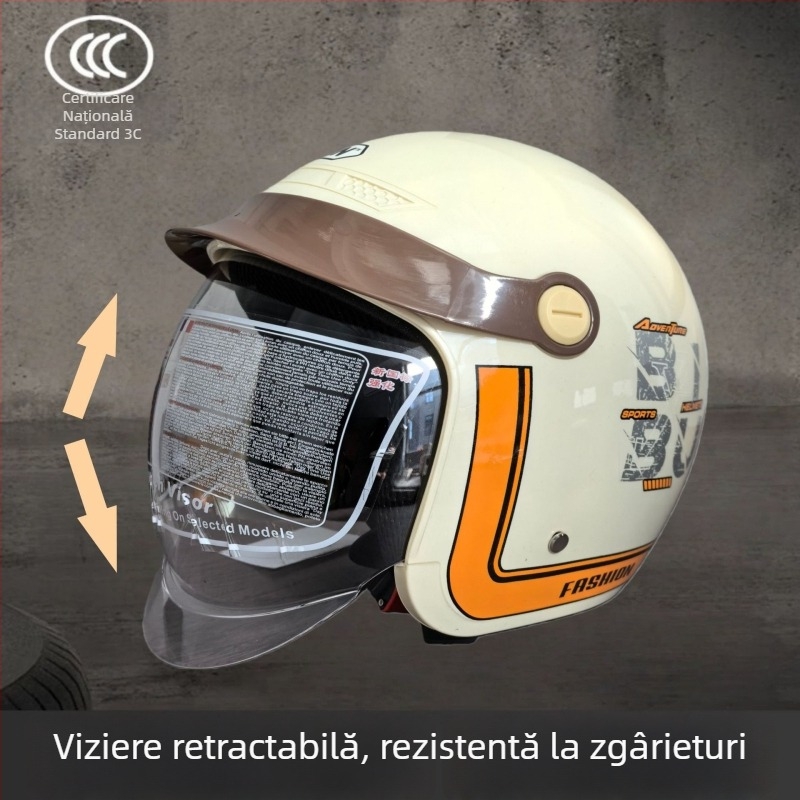 Cască 3/4 pentru vehicule electrice – ABS, Mei'an MA009, unisex