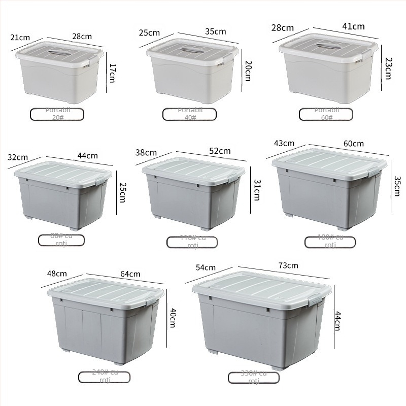 Rezervor de apă din plastic transparent, dreptunghiular, cu capac, mâner pentru prindere, capacitate 0–5 L