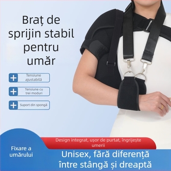 Bandă de fixare a umărului cu spumă, stânga/dreapta, pentru adulți, potrivită pentru volei, curea medicală de fixare a umărului
