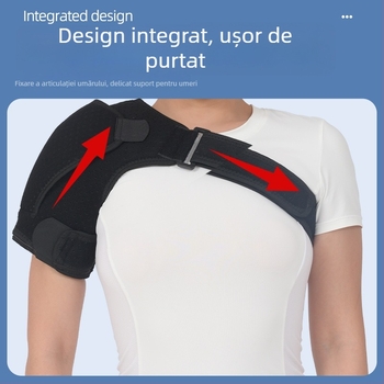 Bandă de fixare a umărului cu spumă, stânga/dreapta, pentru adulți, potrivită pentru volei, curea medicală de fixare a umărului