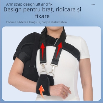 Bandă de fixare a umărului cu spumă, stânga/dreapta, pentru adulți, potrivită pentru volei, curea medicală de fixare a umărului