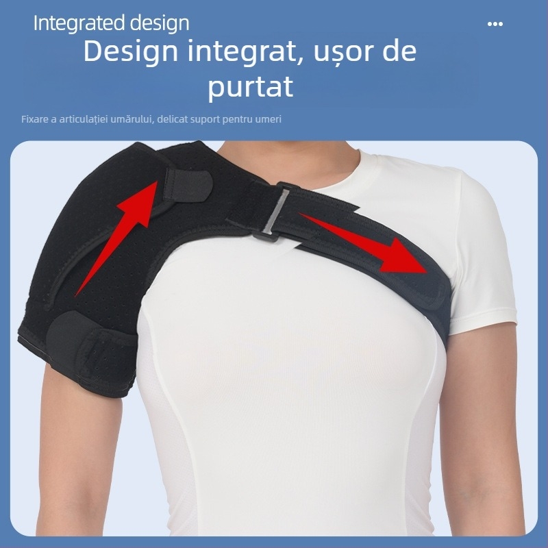 Bandă de fixare a umărului cu spumă, stânga/dreapta, pentru adulți, potrivită pentru volei, curea medicală de fixare a umărului