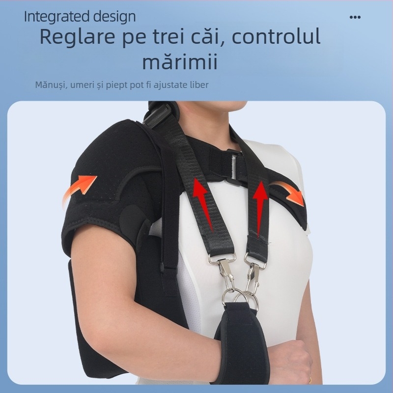 Bandă de fixare a umărului cu spumă, stânga/dreapta, pentru adulți, potrivită pentru volei, curea medicală de fixare a umărului