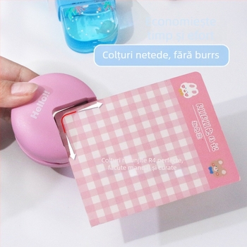 Tăietor pentru colțuri R4 — perforare manuală, model 20240517, 1 perforator, ambalare individuală, etichetă privată licențiată