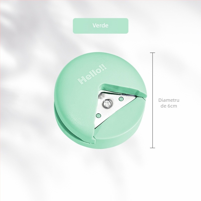 Tăietor pentru colțuri R4 — perforare manuală, model 20240517, 1 perforator, ambalare individuală, etichetă privată licențiată