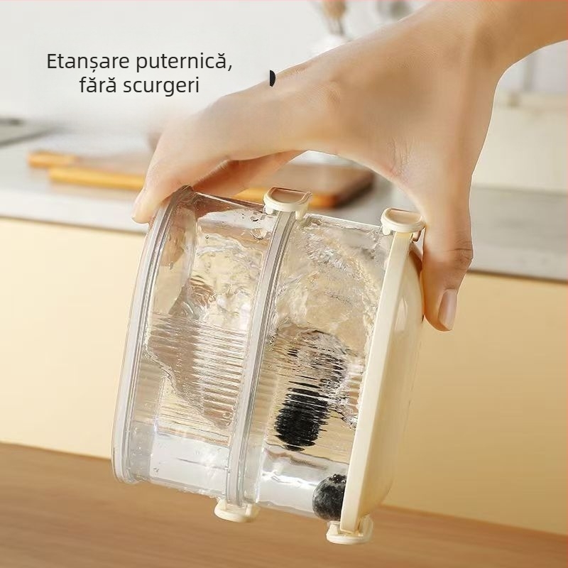 Cutie de depozitare a condimentelor - recipient etanș pentru condimente, stil modern minimalist, model Seasoning Storage (SKU 32312)