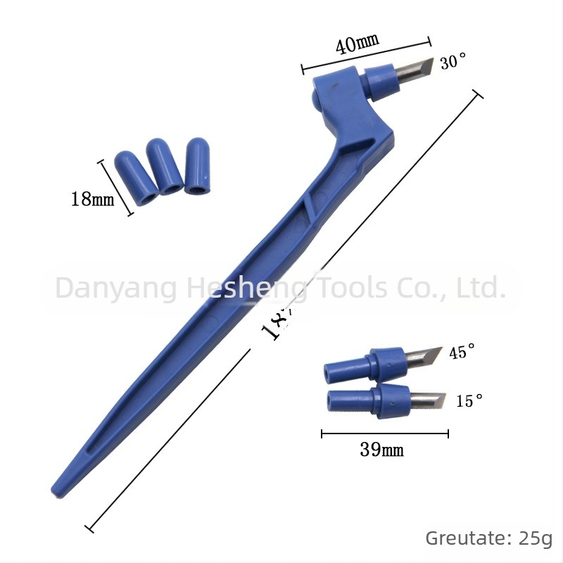 Tăietor manual pentru gravură pe hârtie, instrument de tăiere rotativ la 360°, cu trei capete, pentru hârtie, diametrul mânerului 8, Mr Drill