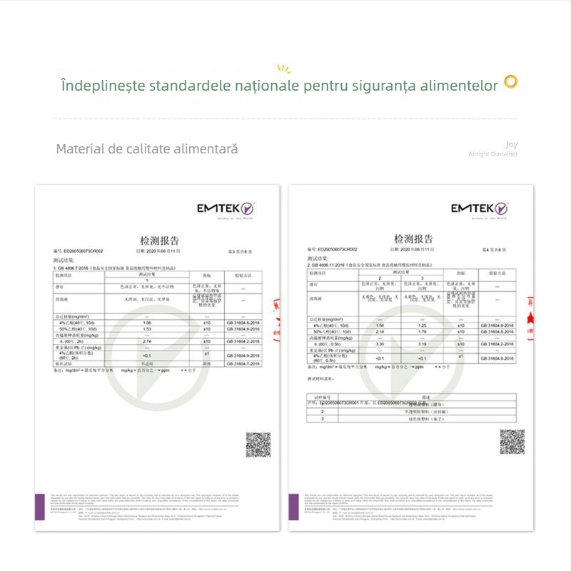 Cutie de depozitare pentru frigider – plastic, etanșă, pentru fructe uscate, legume și cereale