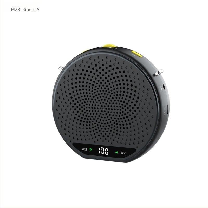GT13 Amplificator wireless cu microfon lavalier pentru lecții, 0,5W putere de ieșire, răspuns în frecvență 100 Hz-20 kHz, SNR ≥95 dB, autonomie baterie 6-8 ore