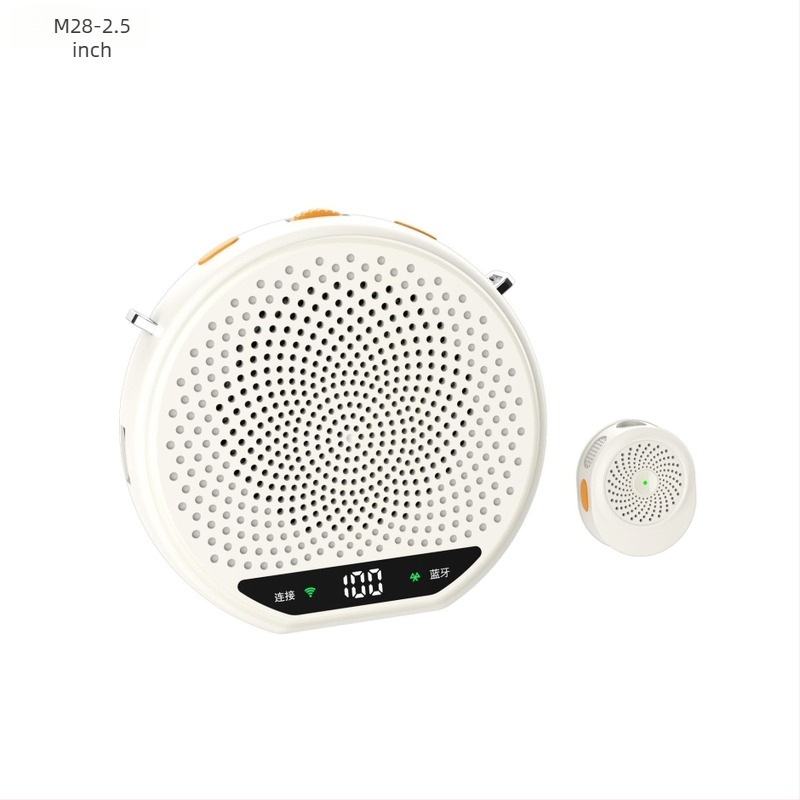 GT13 Amplificator wireless cu microfon lavalier pentru lecții, 0,5W putere de ieșire, răspuns în frecvență 100 Hz-20 kHz, SNR ≥95 dB, autonomie baterie 6-8 ore