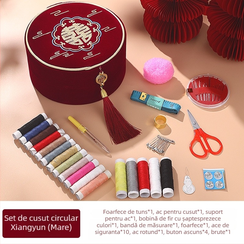 Cutie pentru ace – set de zestre pentru mireasă, depozitare pentru ace circulare, stil drăguț, model F969T6765M6HTS