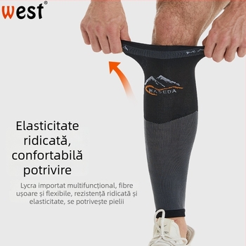 Maxda Protecții gambe compresive pentru alergare – Nylon; Adulți; 200 buc.