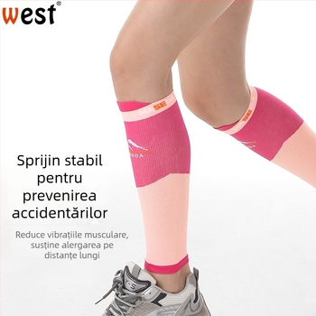 Maxda Protecții gambe compresive pentru alergare – Nylon; Adulți; 200 buc.