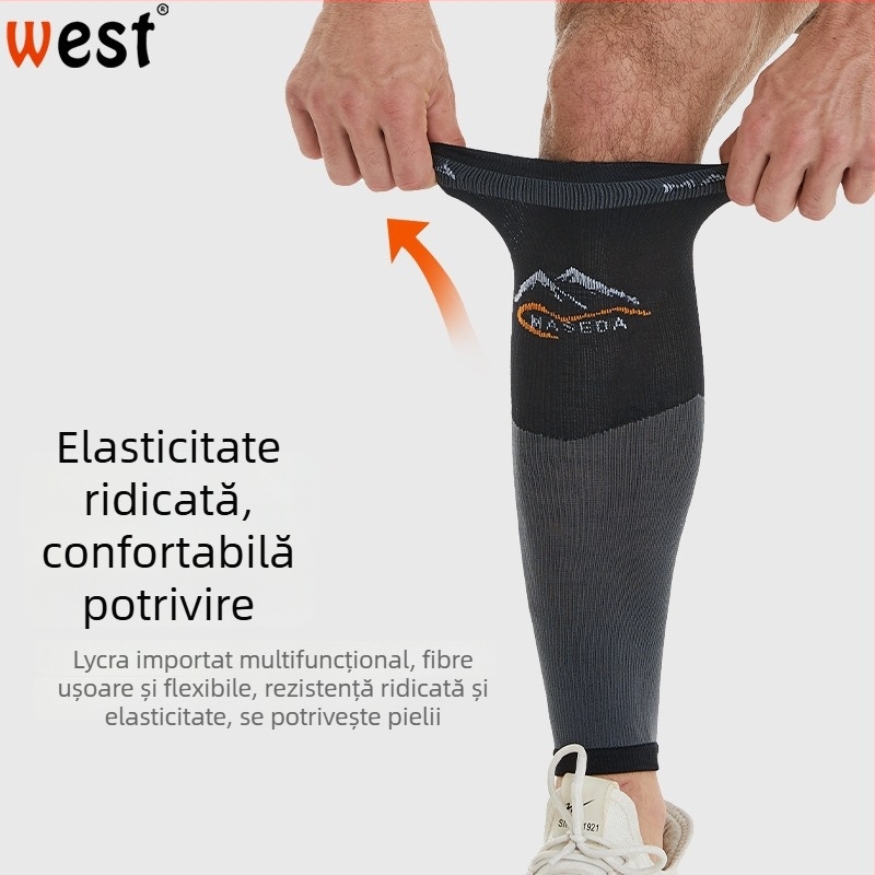 Maxda Protecții gambe compresive pentru alergare – Nylon; Adulți; 200 buc.