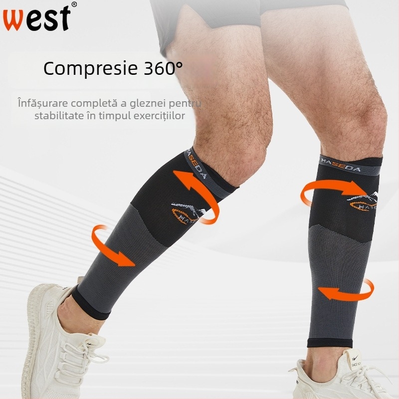 Maxda Protecții gambe compresive pentru alergare – Nylon; Adulți; 200 buc.
