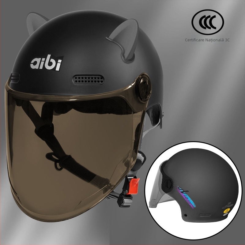 Casca ABS pentru vehicule electrice, certificat GB811-2022A, unisex pentru adulți, potrivit pentru deplasări zilnice