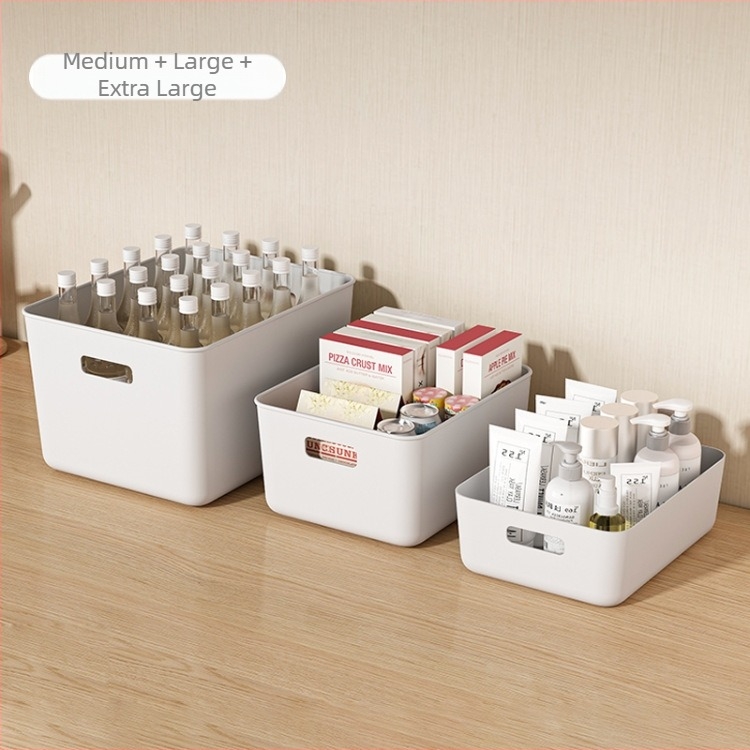 Cutie de depozitare pentru birou – Plastic, Minimalist Modern, Personalizabil cu Logo, 100% Material Nou