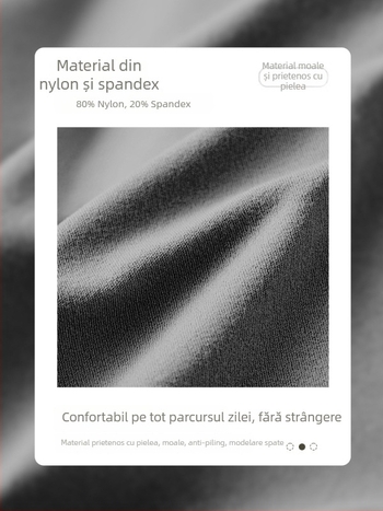 Top de yoga NS rib, super-elastic, 80% nylon, 20% spandex, mâneci scurte, lungime până la abdomen