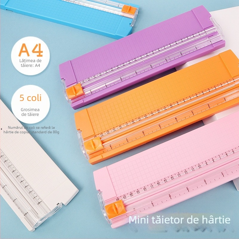 Huiding tăietor de hârtie din plastic, manual, model 1056/1057, pentru hârtie fotografică