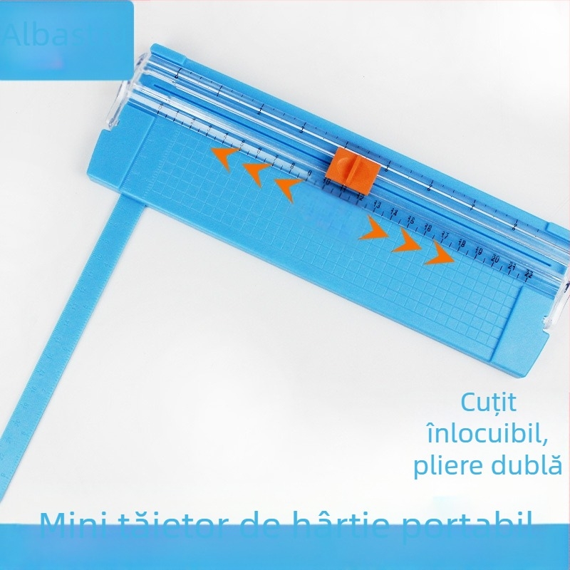 Huiding tăietor de hârtie din plastic, manual, model 1056/1057, pentru hârtie fotografică