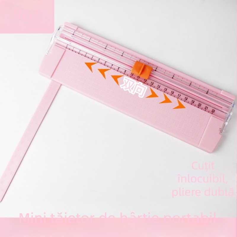 Huiding tăietor de hârtie din plastic, manual, model 1056/1057, pentru hârtie fotografică