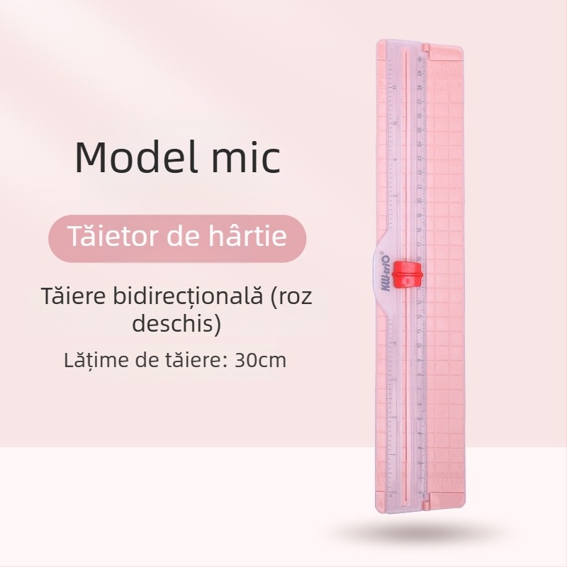 KW-TRIO 13831 Tăietor de hârtie, din plastic, ușor, compact, portabil DIY
