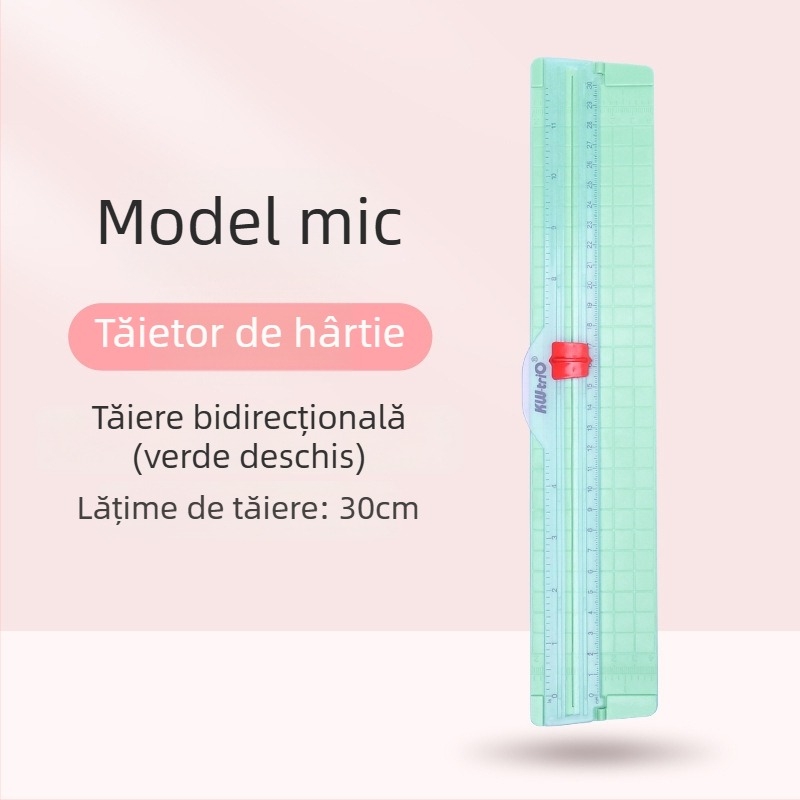 KW-TRIO 13831 Tăietor de hârtie, din plastic, ușor, compact, portabil DIY