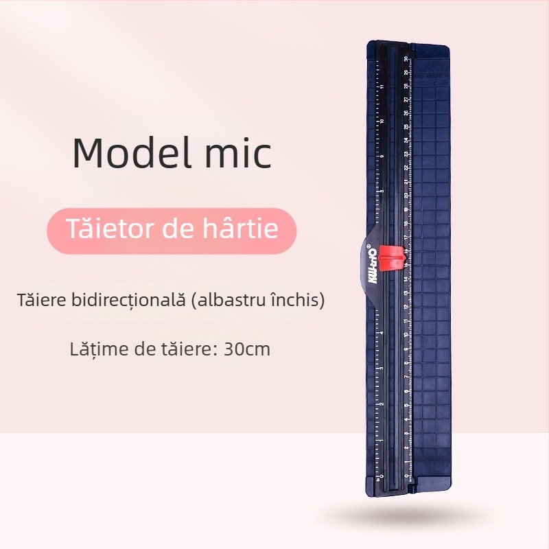 KW-TRIO 13831 Tăietor de hârtie, din plastic, ușor, compact, portabil DIY
