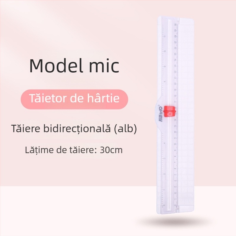 KW-TRIO 13831 Tăietor de hârtie, din plastic, ușor, compact, portabil DIY