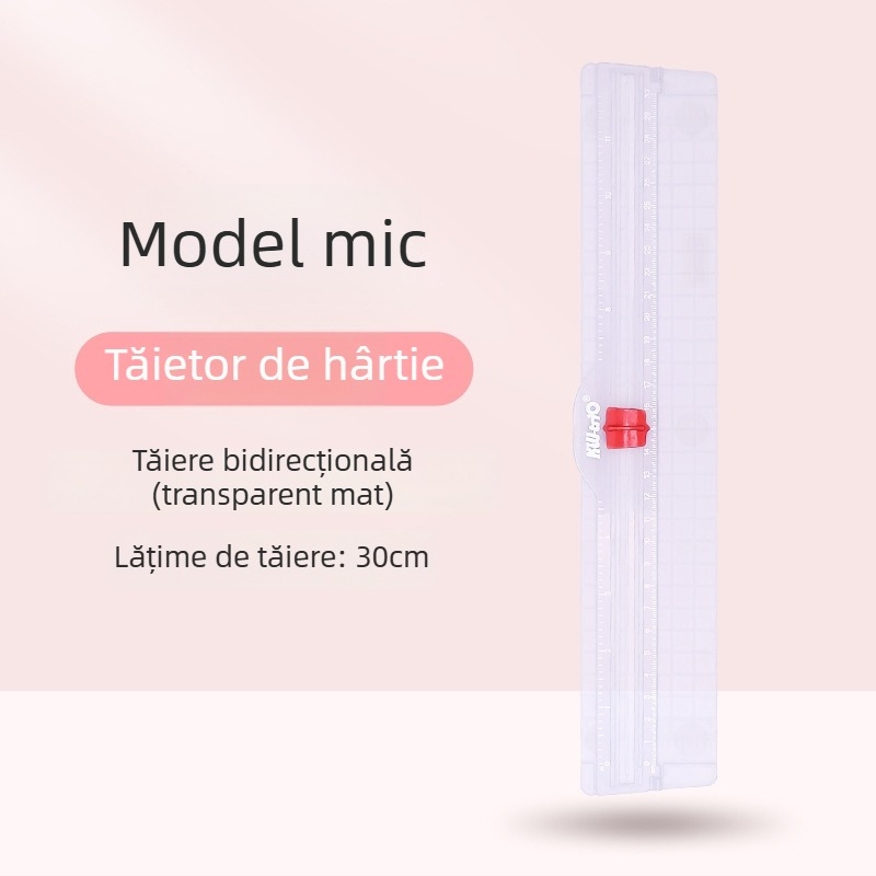 KW-TRIO 13831 Tăietor de hârtie, din plastic, ușor, compact, portabil DIY