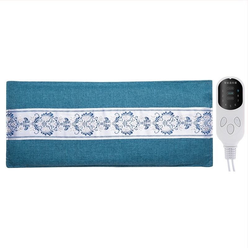 Sac de compresie caldă cu sare de mare, electric, pentru uz casnic, 40–70°C, 100W, 220V, 2,2 kg, 1–12 trepte de reglaj, protecție talie/ umeri/ genunchi