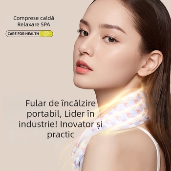 Guler încălzit cu protecție pentru umeri, încălzire cu grafen, control inteligent al temperaturii, 5V, 35–55°C