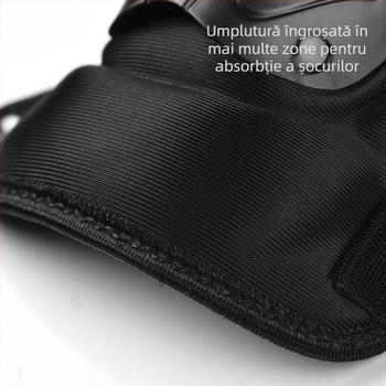 Protecții pentru genunchi și coate pentru ciclism, cu carcasă rigidă, căptușite cu fleece, rezistente la vânt, protecție de iarnă