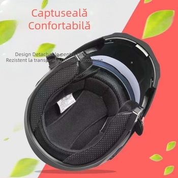 Casca de motocicletă AD din ABS, certificat 3C, unisex, pentru toate anotimpurile