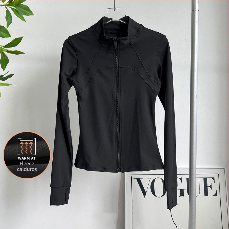 Top sportiv pentru femei – guler înalt, croială slim, amestec fibre chimice, 82,5% poliester, WT5149