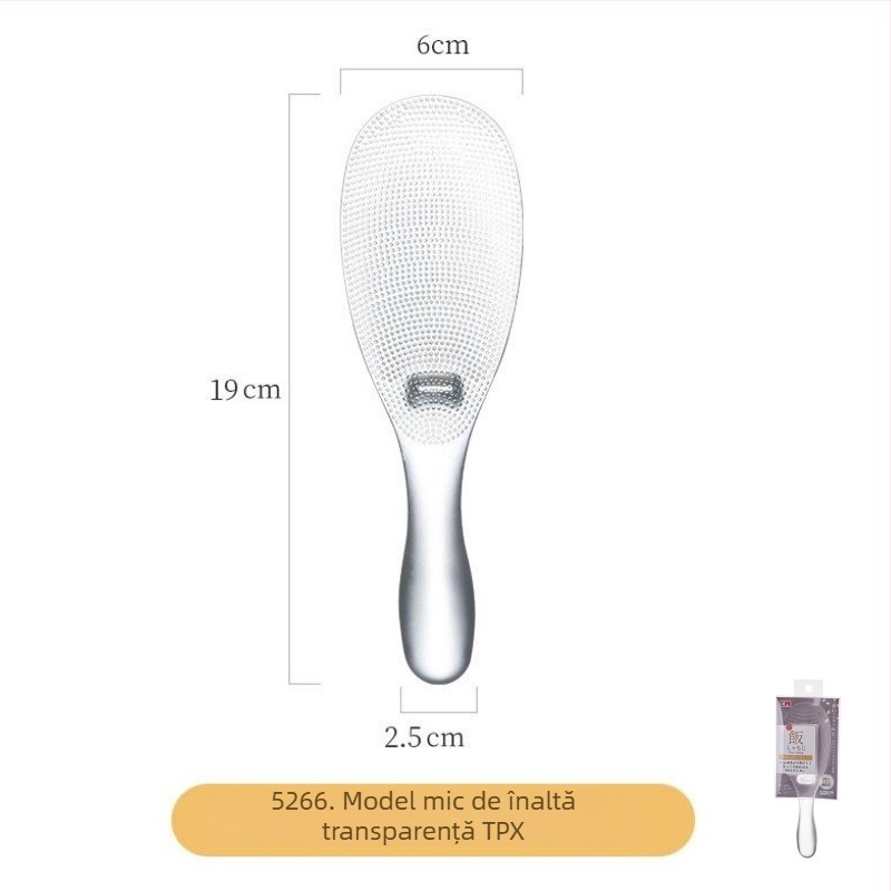 KM lingură de orez din plastic – design modern simplu, culoare solidă, pregătită pentru etichetare privată