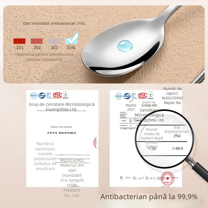 Set din oțel inoxidabil 316 pentru copii – pentru 1 persoană, 3 piese (bețișoare, lingură, furculiță) cu cutie de depozitare, finisaj oglindit, stil Nordic, lansare 2024, personalizare disponibilă