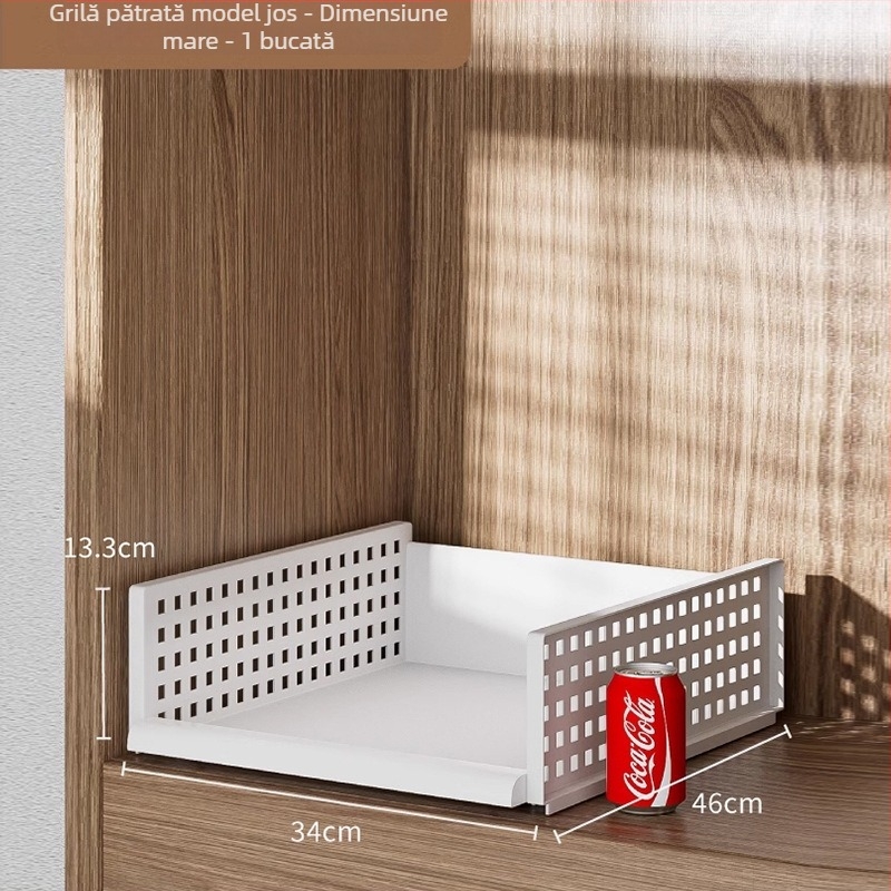 Organizator plastic pentru garderobă cu divizori pe niveluri, coșuri cu sertare care se pot suprapune, dulap mare, stil japonez