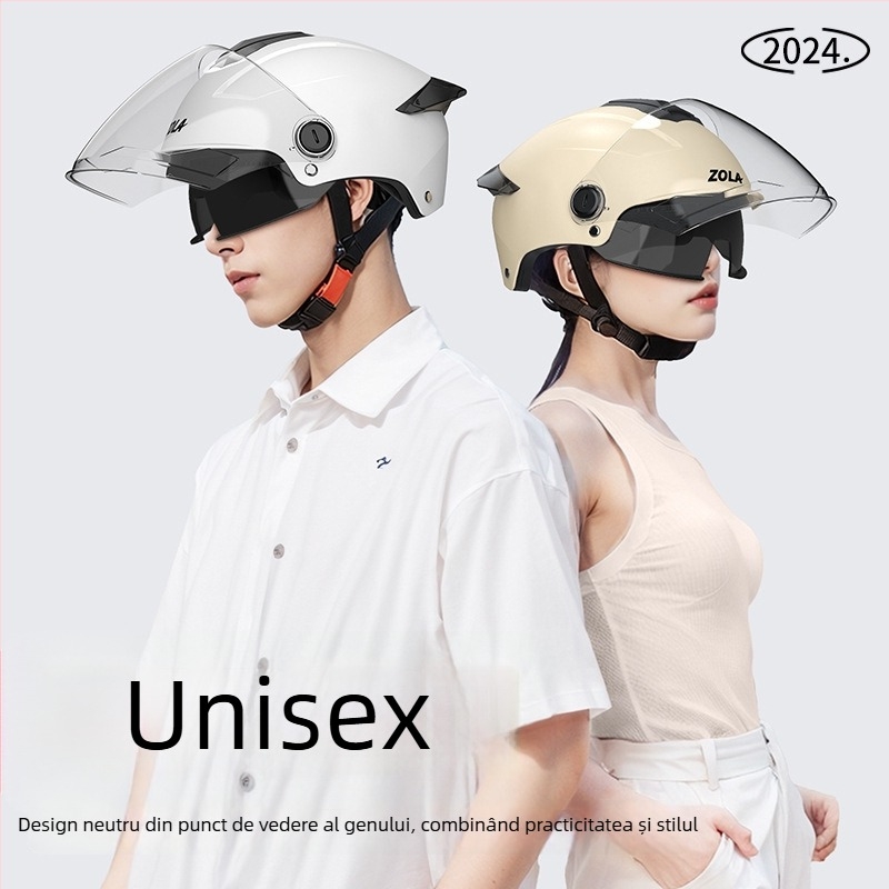 Casca ABS semi-șlem pentru vehicule electrice – certificat 3C, pentru adulți, destinate navetei