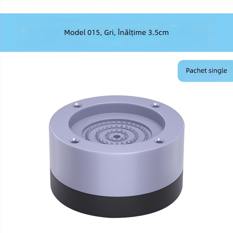 Padă pentru picioarele mașinii de spălat și frigider – anti-alunecare, reglabil, fără montaj; material plastic