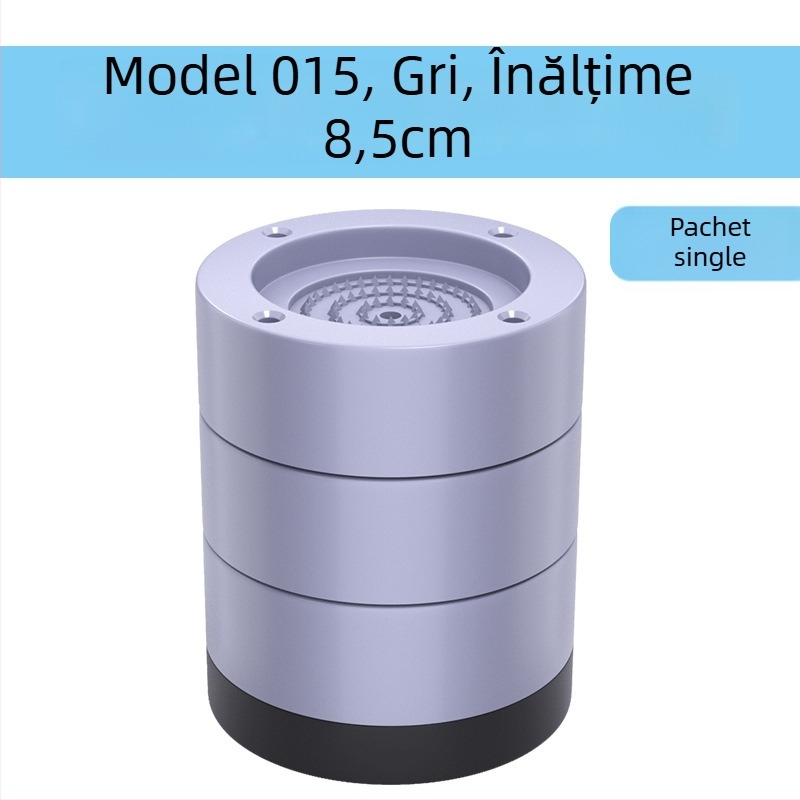 Padă pentru picioarele mașinii de spălat și frigider – anti-alunecare, reglabil, fără montaj; material plastic