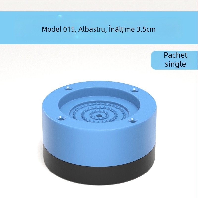 Padă pentru picioarele mașinii de spălat și frigider – anti-alunecare, reglabil, fără montaj; material plastic
