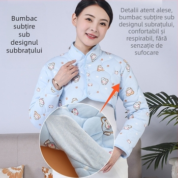 Protecție de umăr, țesătură din bumbac și mătase, potrivire universală (Material: bumbac interior/exterior; Zone protejate: umăr; Categoria: protecție de umăr; Marca: Other)