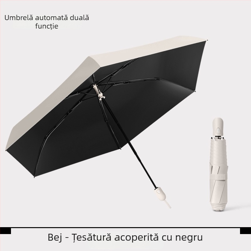 Umbrelă în formă de creion, ultraușoară, țesătură vinil 190T, tijă din aluminiu, mâner din plastic, deschidere/închidere manuală, UPF > 50