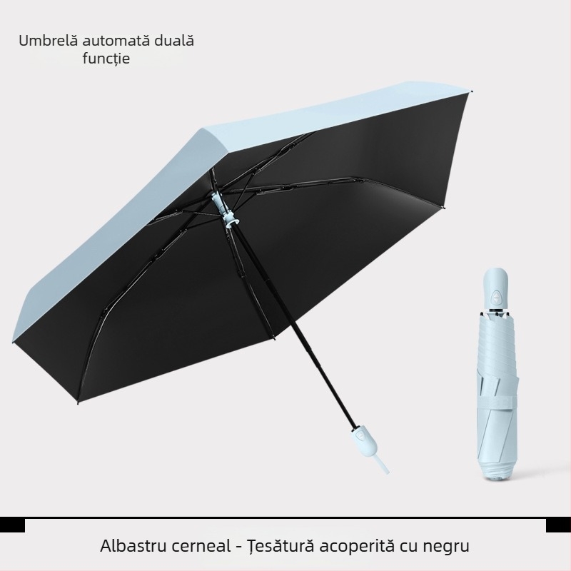 Umbrelă în formă de creion, ultraușoară, țesătură vinil 190T, tijă din aluminiu, mâner din plastic, deschidere/închidere manuală, UPF > 50